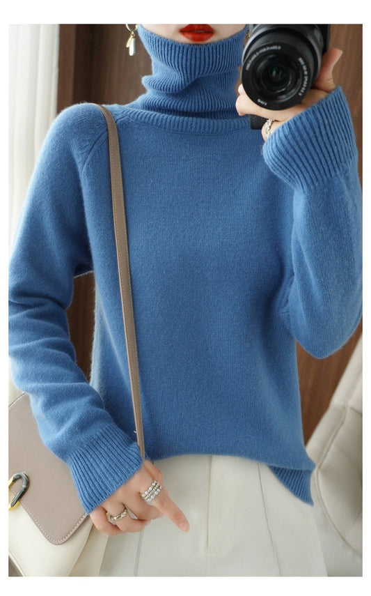 Turtleneck Pullover for Women