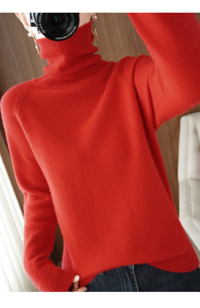 Turtleneck Pullover for Women