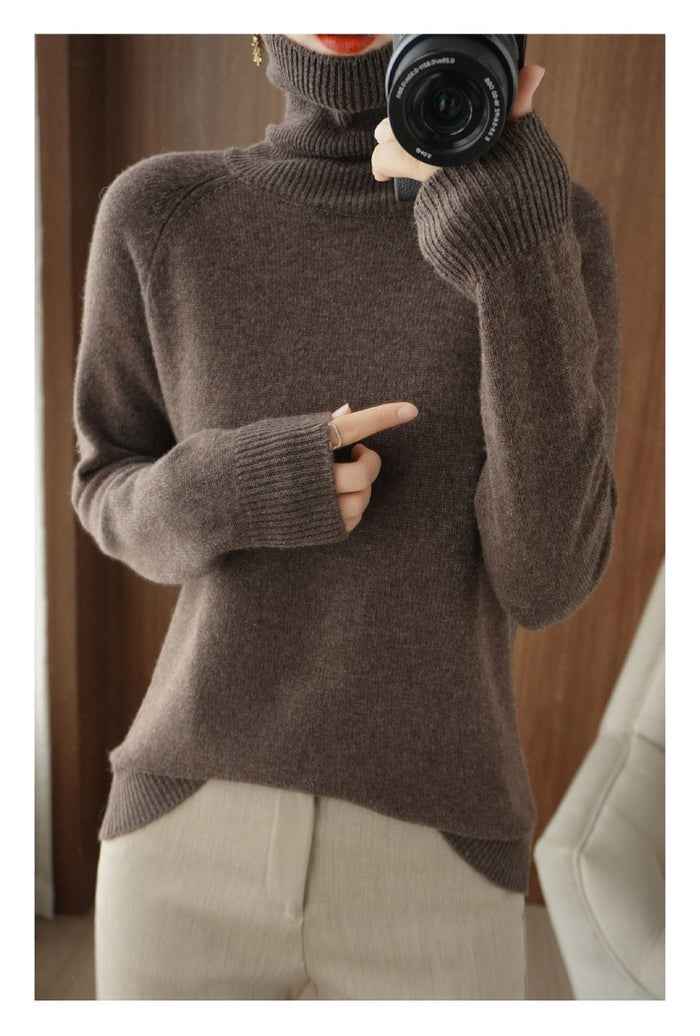 Turtleneck Pullover for Women