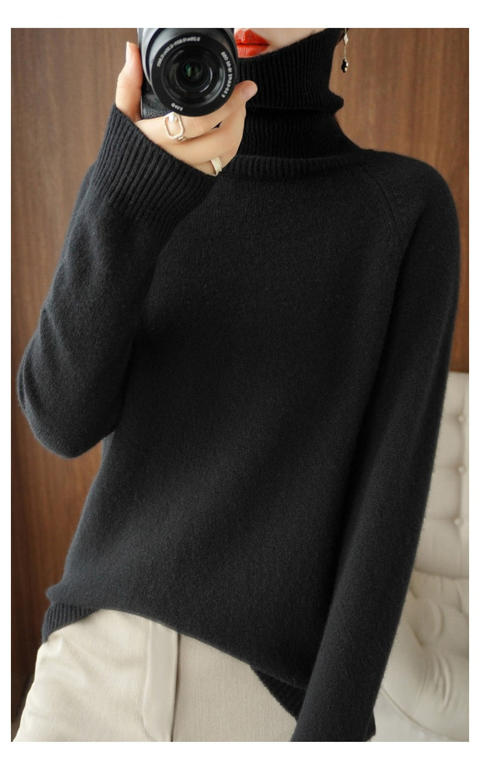 Turtleneck Pullover for Women