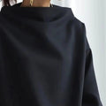 Long-sleeve Pullover with High Neckline for Women